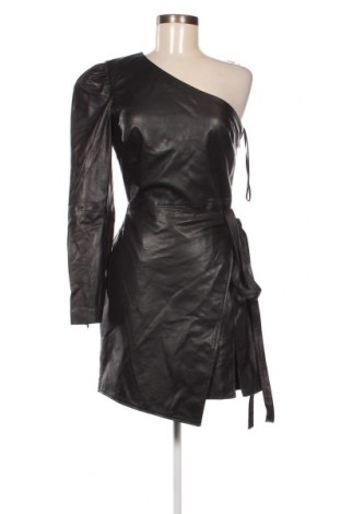 Кожена рокля Kookai, Размер M, Цвят Черен, Цена 187,00 лв.