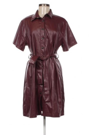 Kožené šaty  Missguided, Velikost XL, Barva Červená, Cena  220,00 Kč