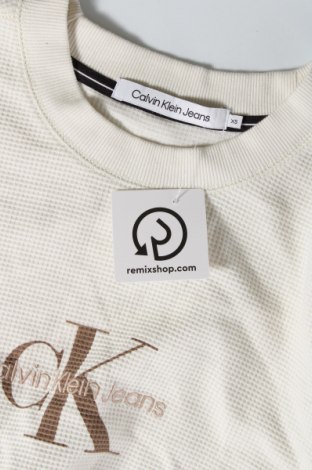 Ανδρική μπλούζα Calvin Klein Jeans, Μέγεθος XS, Χρώμα Εκρού, Τιμή 43,98 €