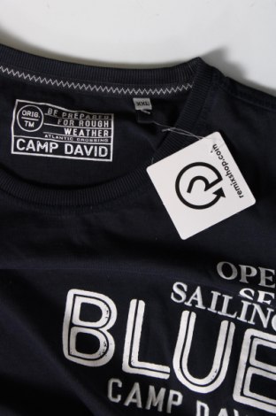 Ανδρική μπλούζα Camp David, Μέγεθος XXL, Χρώμα Μπλέ, Τιμή 50,66 €