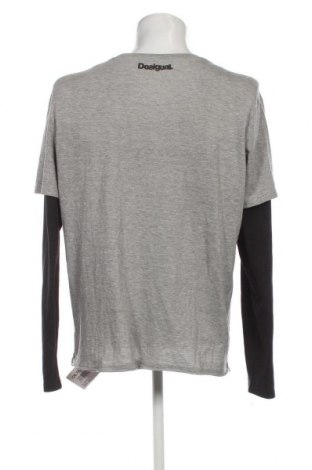 Ανδρική μπλούζα Desigual, Μέγεθος XXL, Χρώμα Γκρί, Τιμή 59,70 €