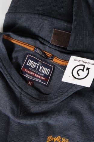 Ανδρική μπλούζα Drift King, Μέγεθος M, Χρώμα Μπλέ, Τιμή 10,69 €