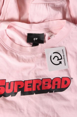 Pánské tričko  H&M, Velikost XL, Barva Růžová, Cena  130,00 Kč