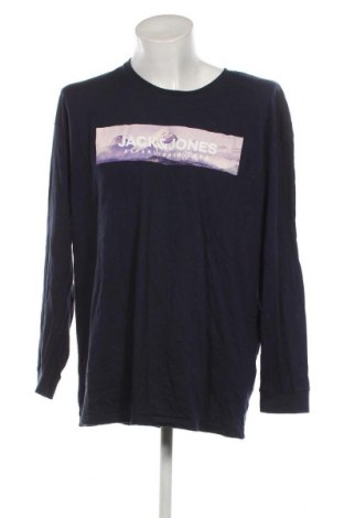 Ανδρική μπλούζα Jack & Jones, Μέγεθος XXL, Χρώμα Μπλέ, Τιμή 6,68 €