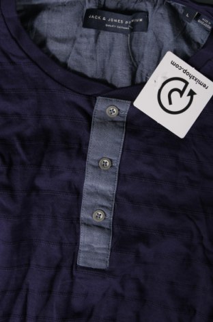 Мъжка блуза Jack & Jones PREMIUM, Размер L, Цвят Син, Цена 20,00 лв.