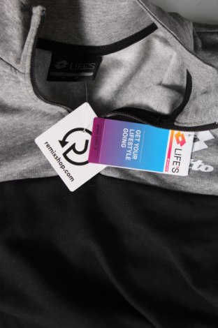 Ανδρική μπλούζα Lotto, Μέγεθος M, Χρώμα Γκρί, Τιμή 10,28 €