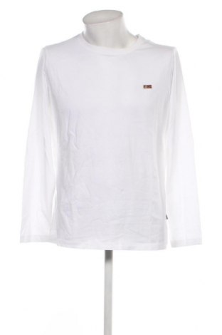 Мъжка блуза Napapijri, Размер XXL, Цвят Бял, Цена 58,40 лв.