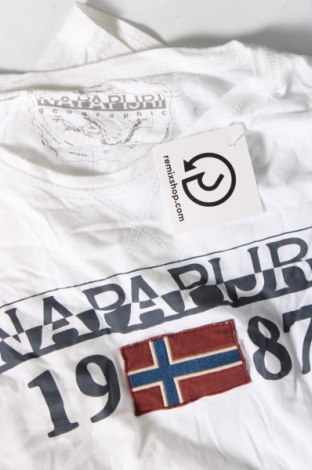 Мъжка блуза Napapijri, Размер M, Цвят Бял, Цена 63,92 лв.