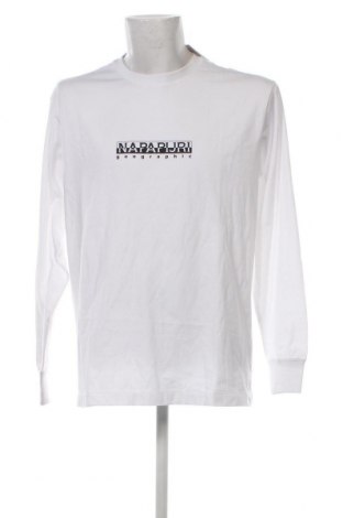 Мъжка блуза Napapijri, Размер L, Цвят Бял, Цена 89,06 лв.