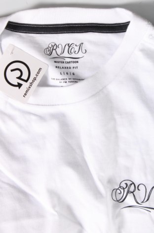 Herren Shirt RVCA, Größe L, Farbe Weiß, Preis 18,22 €
