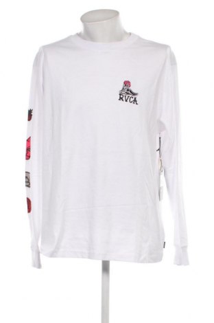 Ανδρική μπλούζα RVCA, Μέγεθος XL, Χρώμα Λευκό, Τιμή 18,22 €