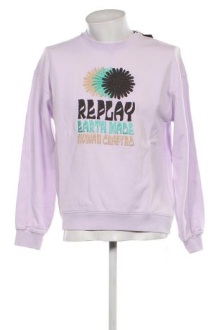Ανδρική μπλούζα Replay, Μέγεθος L, Χρώμα Βιολετί, Τιμή 36,12 €