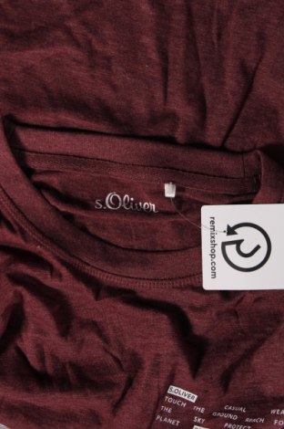 Pánske tričko  S.Oliver, Veľkosť M, Farba Červená, Cena  8,27 €