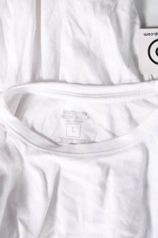 Мъжка блуза Southern, Размер L, Цвят Бял, Цена 19,00 лв.