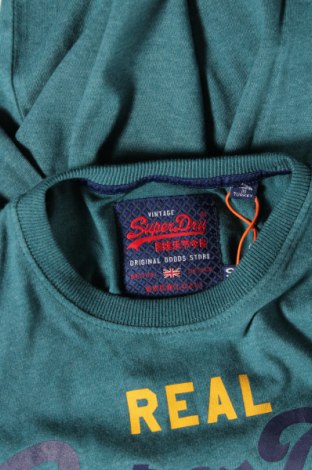 Ανδρική μπλούζα Superdry, Μέγεθος S, Χρώμα Πράσινο, Τιμή 35,00 €