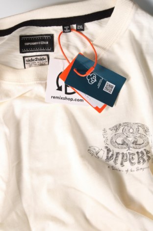 Ανδρική μπλούζα Superdry, Μέγεθος XXL, Χρώμα Εκρού, Τιμή 32,83 €