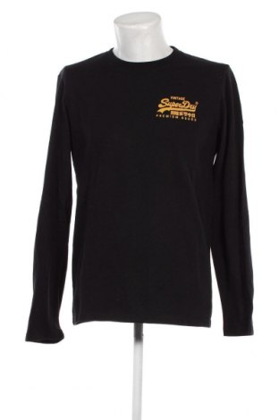 Ανδρική μπλούζα Superdry, Μέγεθος L, Χρώμα Μαύρο, Τιμή 22,01 €