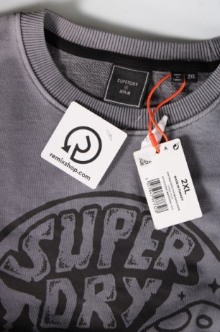 Ανδρική μπλούζα Superdry, Μέγεθος XXL, Χρώμα Γκρί, Τιμή 36,08 €