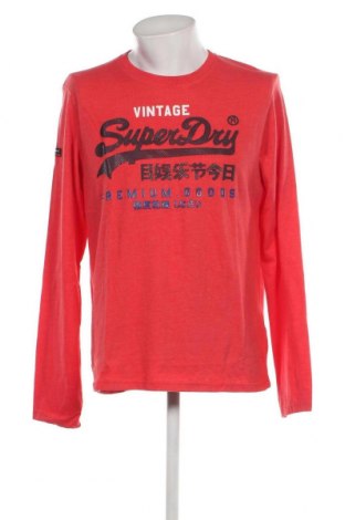 Ανδρική μπλούζα Superdry, Μέγεθος XXL, Χρώμα Κόκκινο, Τιμή 18,40 €