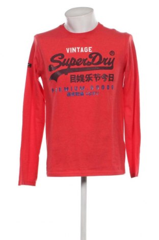 Мъжка блуза Superdry, Размер L, Цвят Червен, Цена 42,70 лв.