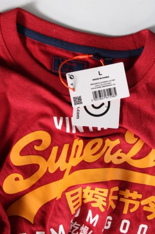 Herren Shirt Superdry, Größe L, Farbe Rot, Preis € 8,30