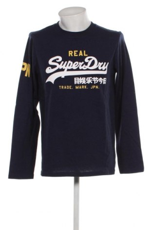 Ανδρική μπλούζα Superdry, Μέγεθος L, Χρώμα Μπλέ, Τιμή 36,08 €