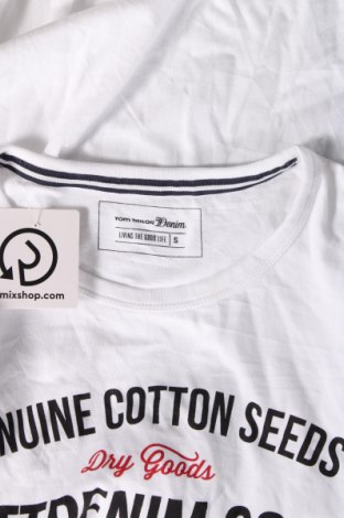 Herren Shirt Tom Tailor, Größe S, Farbe Weiß, Preis 10,71 €