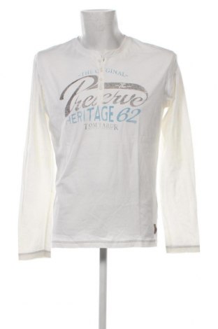 Ανδρική μπλούζα Tom Tailor, Μέγεθος L, Χρώμα Εκρού, Τιμή 10,02 €