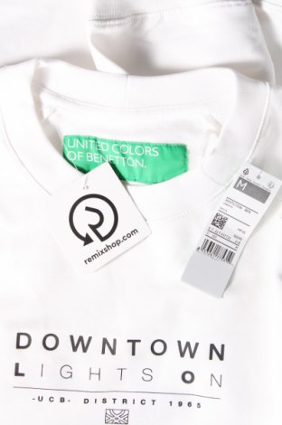 Ανδρική μπλούζα United Colors Of Benetton, Μέγεθος M, Χρώμα Λευκό, Τιμή 31,96 €