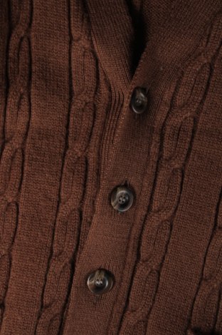 Jachetă tricotată de bărbați, Mărime M, Culoare Maro, Preț 51,51 Lei