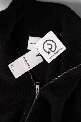 Jachetă tricotată de bărbați Jack & Jones, Mărime L, Culoare Negru, Preț 126,65 Lei
