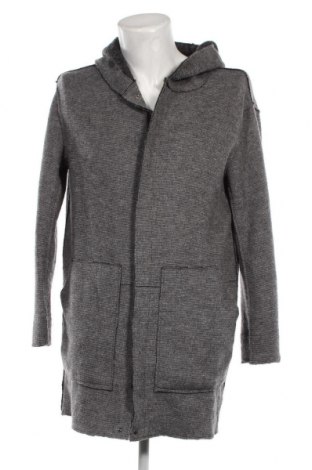 Jachetă tricotată de bărbați Pull&Bear, Mărime M, Culoare Gri, Preț 95,39 Lei