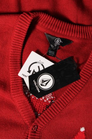 Jachetă tricotată de bărbați Volcom, Mărime M, Culoare Roșu, Preț 248,69 Lei