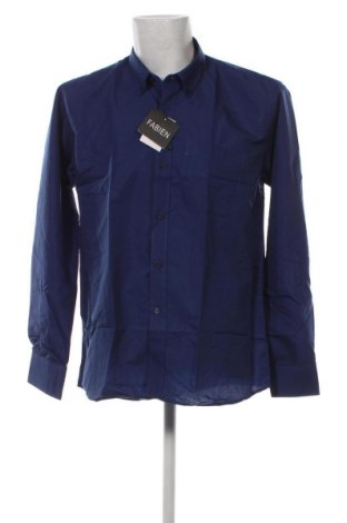 Ανδρικό πουκάμισο, Μέγεθος M, Χρώμα Μπλέ, Τιμή 10,43 €