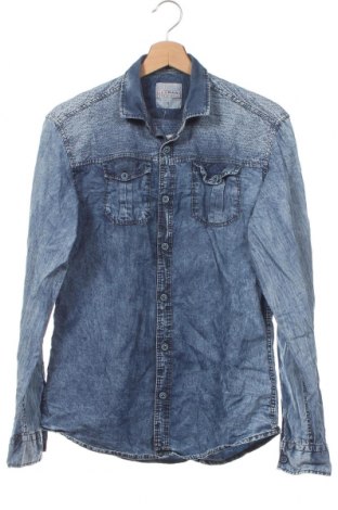 Ανδρικό πουκάμισο, Μέγεθος M, Χρώμα Μπλέ, Τιμή 7,06 €