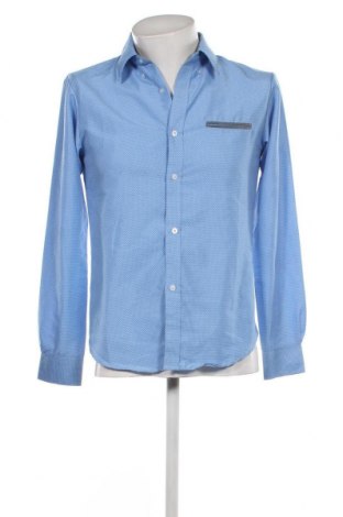 Ανδρικό πουκάμισο, Μέγεθος M, Χρώμα Μπλέ, Τιμή 8,97 €