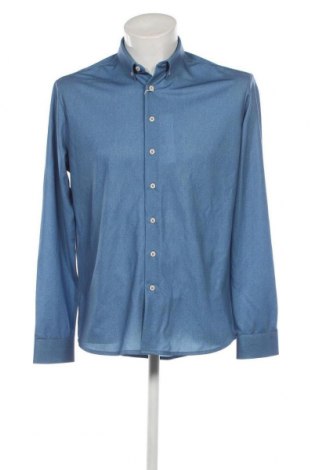 Ανδρικό πουκάμισο, Μέγεθος L, Χρώμα Μπλέ, Τιμή 13,44 €