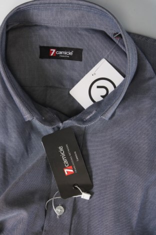 Ανδρικό πουκάμισο 7 Camicie, Μέγεθος M, Χρώμα Γκρί, Τιμή 34,52 €