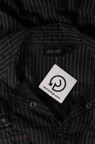 Ανδρικό πουκάμισο 98-86, Μέγεθος M, Χρώμα Μαύρο, Τιμή 21,03 €