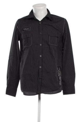Ανδρικό πουκάμισο 98-86, Μέγεθος M, Χρώμα Μαύρο, Τιμή 4,21 €