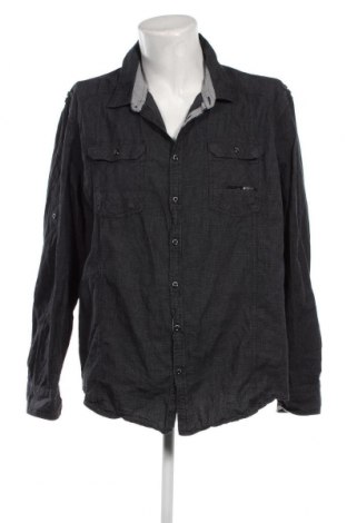 Мъжка риза Angelo Litrico, Размер 3XL, Цвят Черен, Цена 28,13 лв.