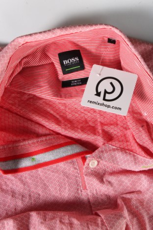 Мъжка риза BOSS, Размер L, Цвят Розов, Цена 116,00 лв.