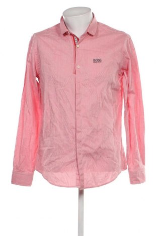Ανδρικό πουκάμισο BOSS, Μέγεθος L, Χρώμα Ρόζ , Τιμή 39,46 €