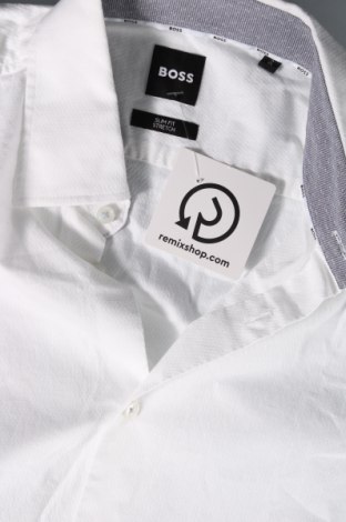 Ανδρικό πουκάμισο BOSS, Μέγεθος S, Χρώμα Λευκό, Τιμή 101,32 €