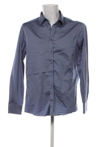 Ανδρικό πουκάμισο Benvenuto, Μέγεθος L, Χρώμα Μπλέ, Τιμή 22,45 €