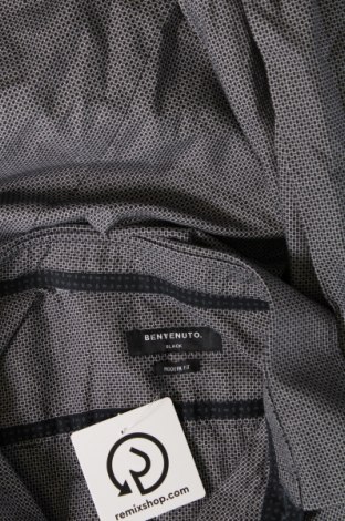 Ανδρικό πουκάμισο Benvenuto, Μέγεθος L, Χρώμα Γκρί, Τιμή 24,83 €