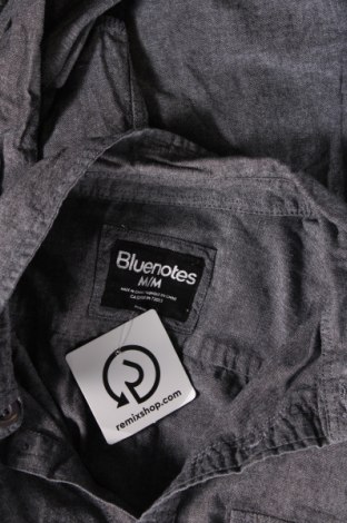 Ανδρικό πουκάμισο Bluenotes, Μέγεθος M, Χρώμα Γκρί, Τιμή 7,50 €
