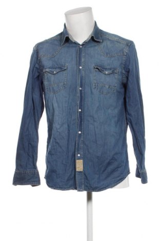 Ανδρικό πουκάμισο Bonita, Μέγεθος M, Χρώμα Μπλέ, Τιμή 8,97 €