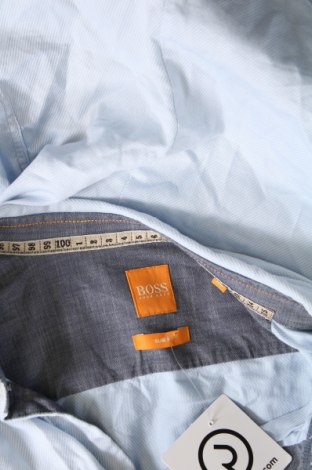 Męska koszula Boss Orange, Rozmiar XL, Kolor Niebieski, Cena 348,77 zł