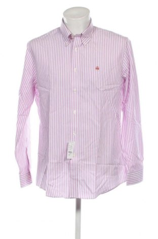 Мъжка риза Brooks Brothers, Размер L, Цвят Многоцветен, Цена 96,60 лв.